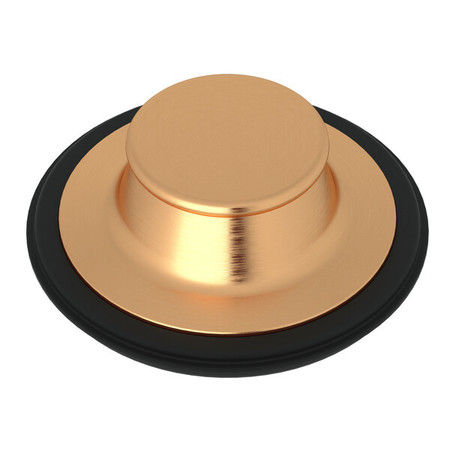 ROHL I.S.E. Disposal Stopper In Satin Gold With Black Rubber Gasket Or Seal 744SG